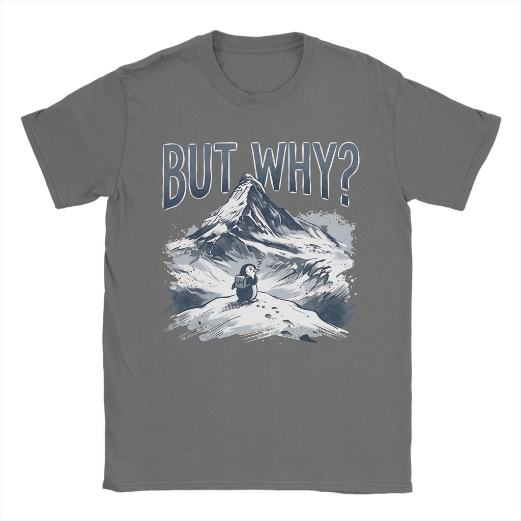 Nihilist Penguin But Why Arctic Snow Meme TShirt Summer TShirts Unisex Cotton ONeck Plus Size Top Tees Short Sleeve Vintage Tops
