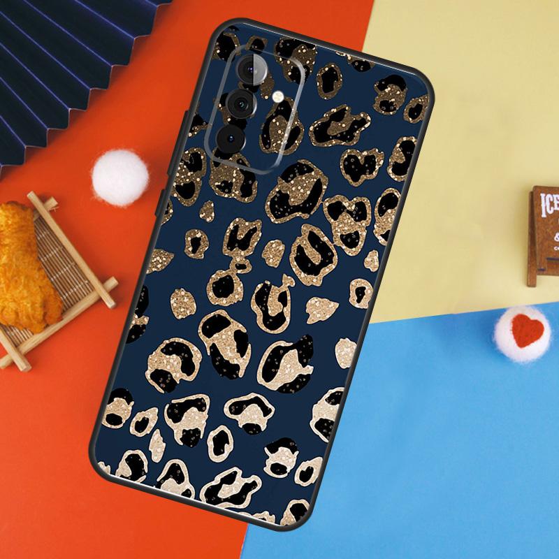 Leopard Print Black Cheetah Pattern Case For Samsung Galaxy A54 A34 A14 A55 A35 A33 A53 A13 A23 A17 A06 A16 A56 A36 A52 A32 A15