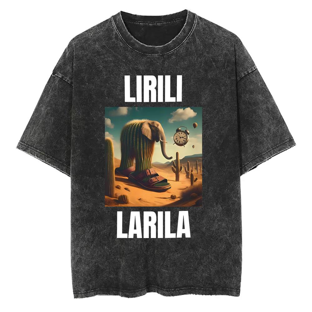 Yk Tshirt Men New In Top Tees Mens TShirt Vintage Washed Bombardiro Crocodilo T Shirt Funny Plane Bomber Crocodile Meme