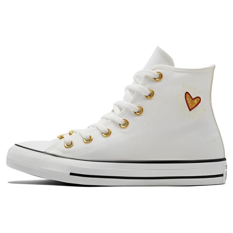 Converse Women's Chuck Taylor All Star High 'Valentine's Day 2023 Vintage White' Women's