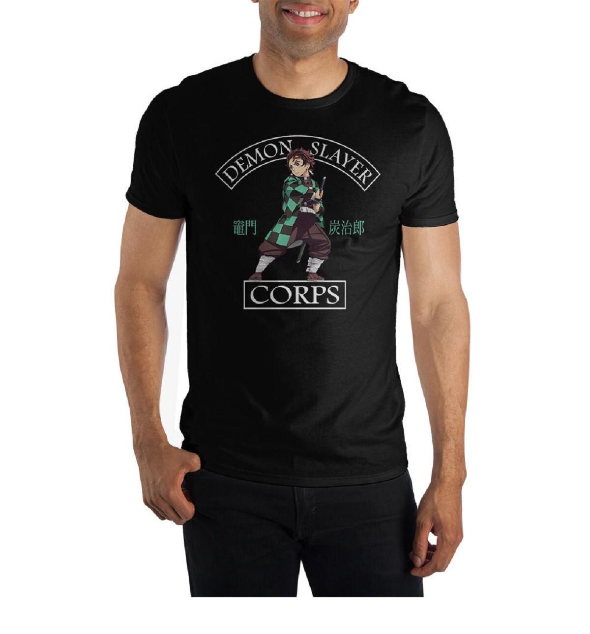 Demon Slayer Corps Tanjiro Kamado Anime Adult T-shirt M