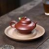 140ml Yixing Purple Clay Teapots Master Handmade Albizzia Julibrissin Pot Raw Ore Downhill Mud Kettle With Strainer Zisha Teaset
