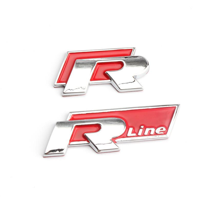 Volkswagen Lavida, Sagitar, Golf R, CC, Magotan, Polo Grille & R-Line Tail Badge Decals