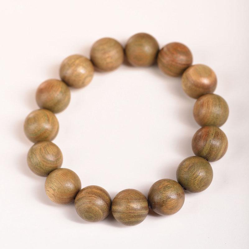 Argentina Agarwood & Green Sandalwood Unisex Prayer Beads Bracelet