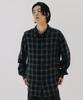 BLANKROOM Check Shirt_Haze Brown