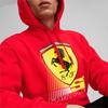 Puma Ferrari Graphic Print Long Sleeve Hooded Sweatshirt Men Sweatshirt Red 622233-02