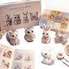 Kit Animali con Perline 3D Piccole Perline Design Carino Kit Fai da Te con Perline Arte con Perline Kit Tessitura con Perline Regalo