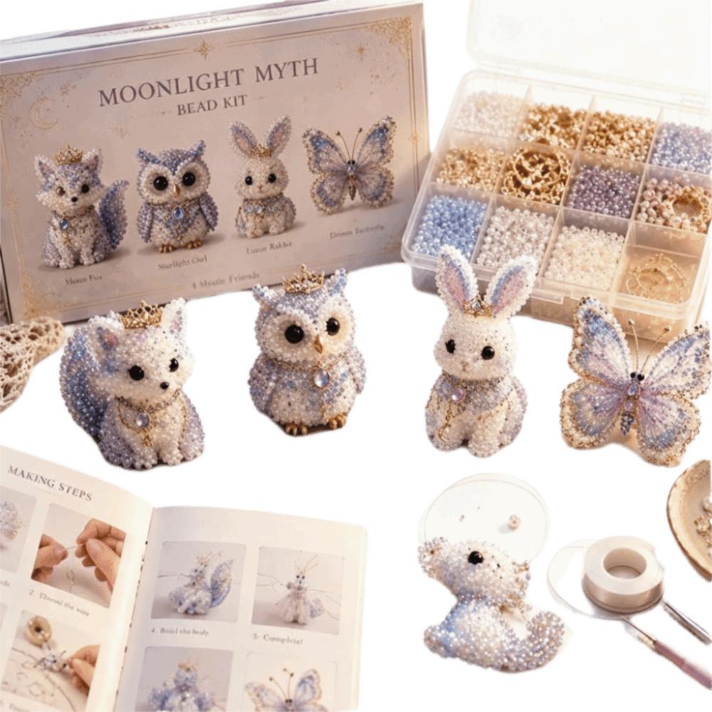 Forma di Animale 3D Kit di Animali con Perline Kit Artigianale con Perline Piccole Fai da Te Per Adulti e Bambini