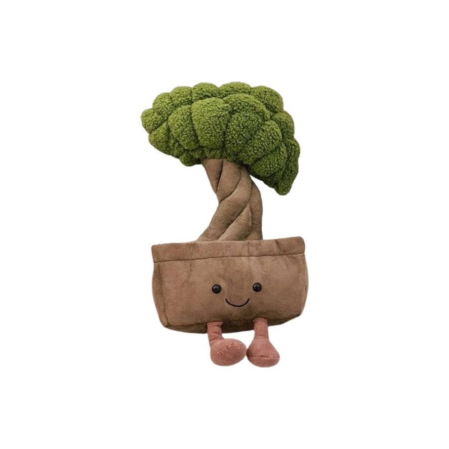 

JELLYCAT fun item series welcome pine cute doll plush doll sitting height 34cm high Box Not Included