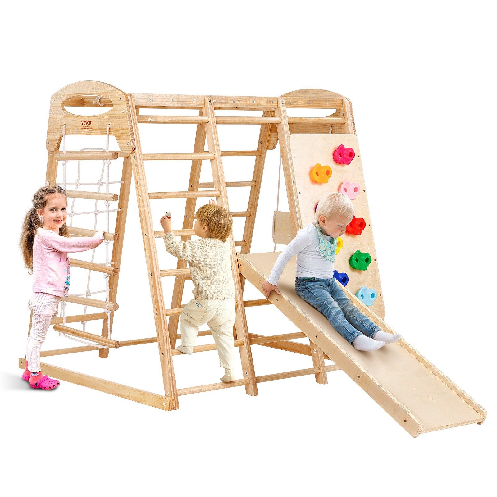 VEVOR Indoor Jungle Gym, 7-in-1 Toddler