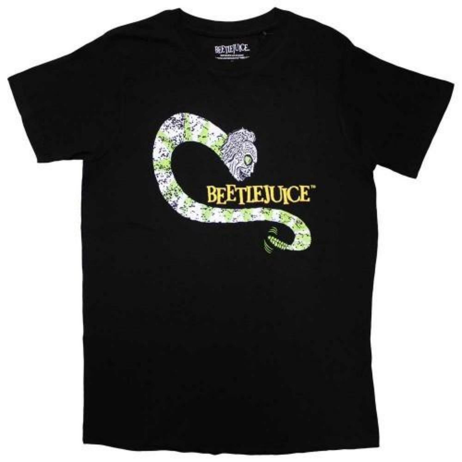 Beetlejuice Unisex Adult Beetlesnake T-Shirt S чёрный