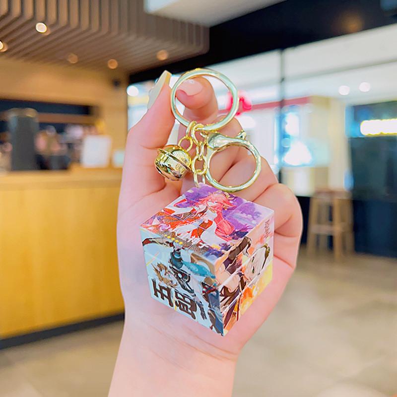 

Очаровательный брелок Genshin Impact, коллекционная ПВХ фигурка, идеально подходит для ключей от машины, рюкзаков и StyleM