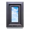 Fereastră PVC Antracit 40x60 Stânga, Nouă 400x600 Mm Deschidere Basculantă, Dublu Geam