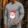 Men's Christmas Casual Long Sleeve Neck Top