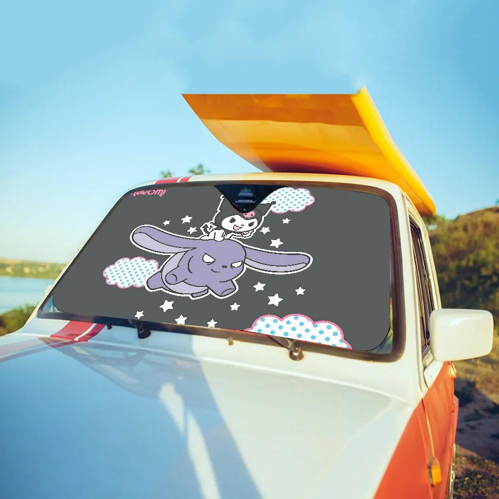 

Kuromi Car Sunshade Windshield - Fun Sun Protection 130x70 cm
