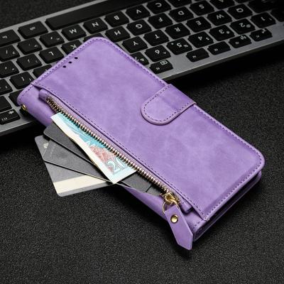 Wrist Strap Zipper Card Leather Phone Wallet Case For Infinix Hot 50 40i 30i 20i 20 Play Note 40 30 Pro 5G Smart 9 8 6 GT Book Stand Lanyard Cover