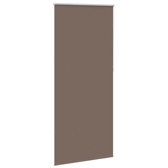 Blackout Roller Blind 80 X 230 Cm Brown 240147