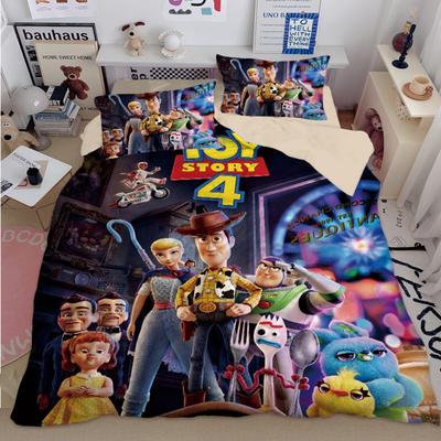 Toy Duvet Cover Pillowcase Bedding Bedroom Decoration Children Gift Adult Single Double Bed Large SizeZip Duvet Cover