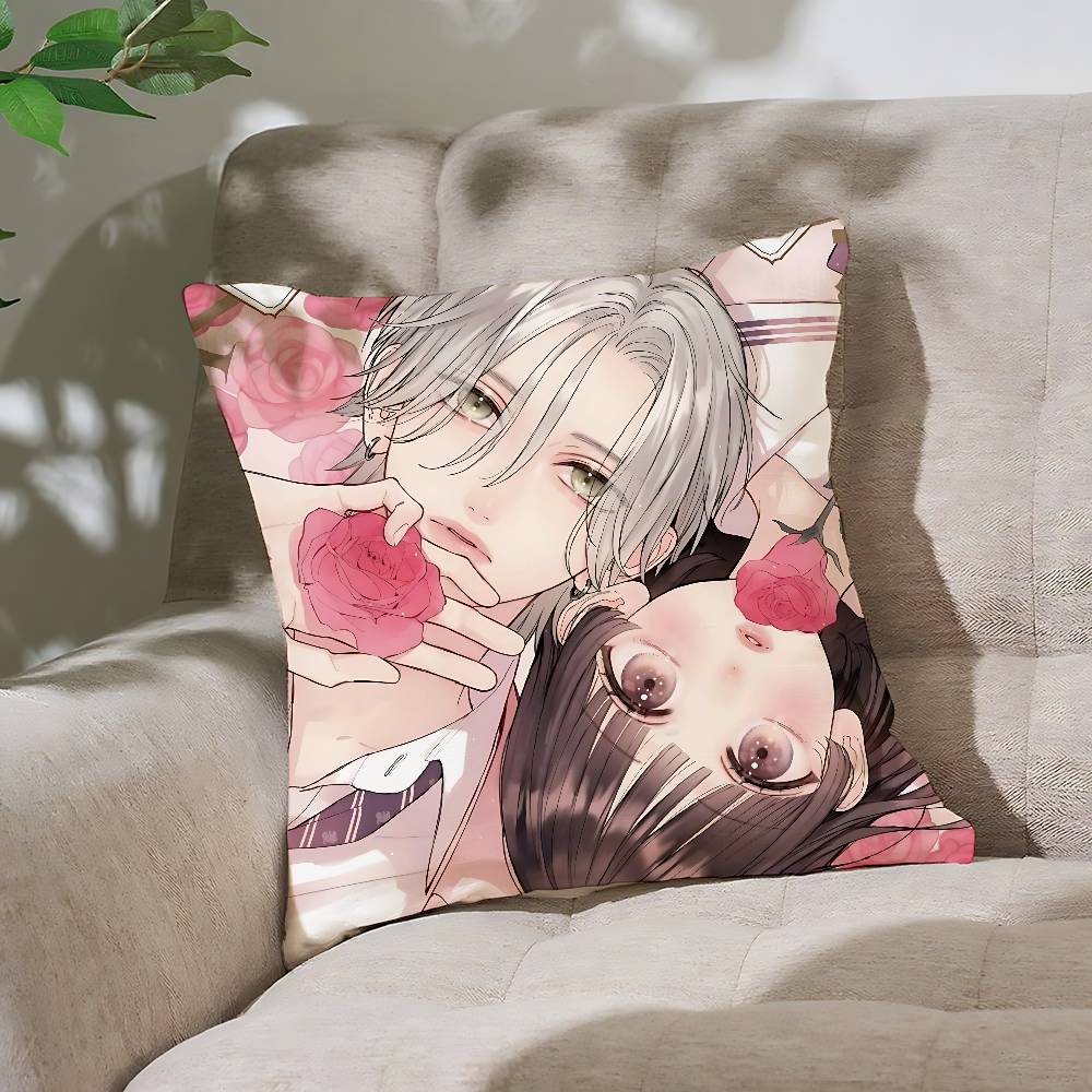 Japan S-Sympathy K-Kiss Game Pillow Case Cushion Cover Soft Cute Throw Pillow Case For Car Sofa Pillowcase Polyester With Zipper