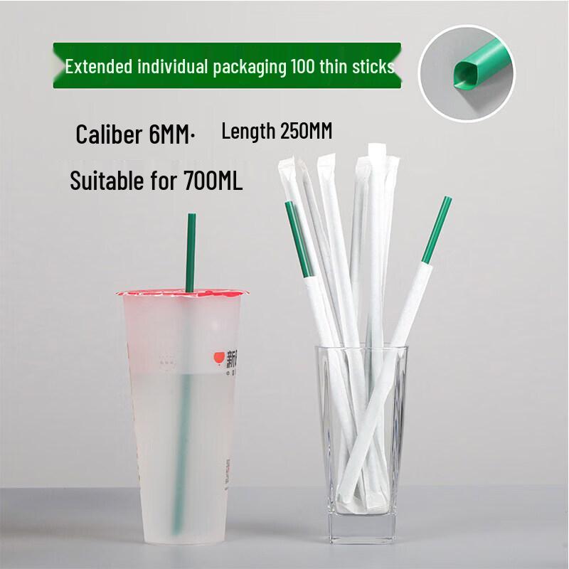 Disposable Thin Long Plastic Drinking Straws