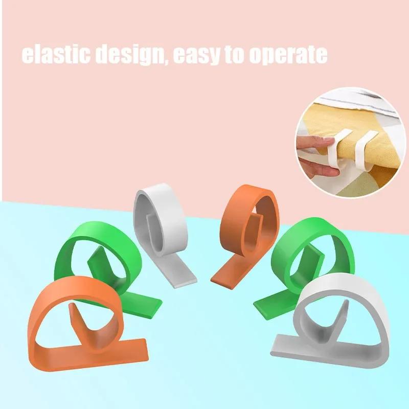2025 New 8Pcs/set Fashion Decorative Small Reused Plastic Table Cover Cloth Clamps The Picnic Tablecloth Clips