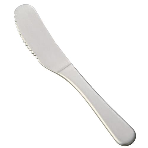 Hokuriku Aluminum Butter Knife, Made In Japan, Heat Conductive, Shine Silver, Melt Butter Knife A-1551