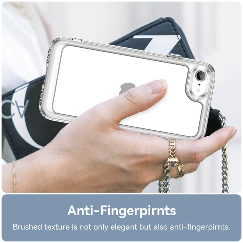 For iPhone SE 2022 Case Luxury Candy Color Transparent TPU Phone Case Shockproof Silicone Back Cover For iPhone 7 8 SE 2020 2022