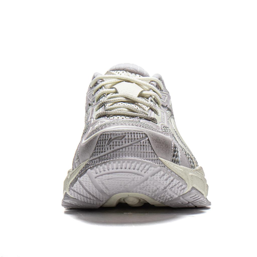 Li Ning Y2K Fashion Versatile Retro Thick Sole Casual Shoes Women sneakers Silver Gray AGLW078-1