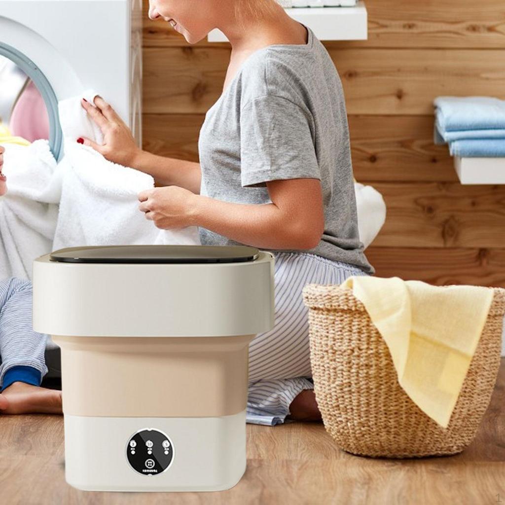 Travel Washing Machine 6.5L Portable for Rvs Home Apartments Green