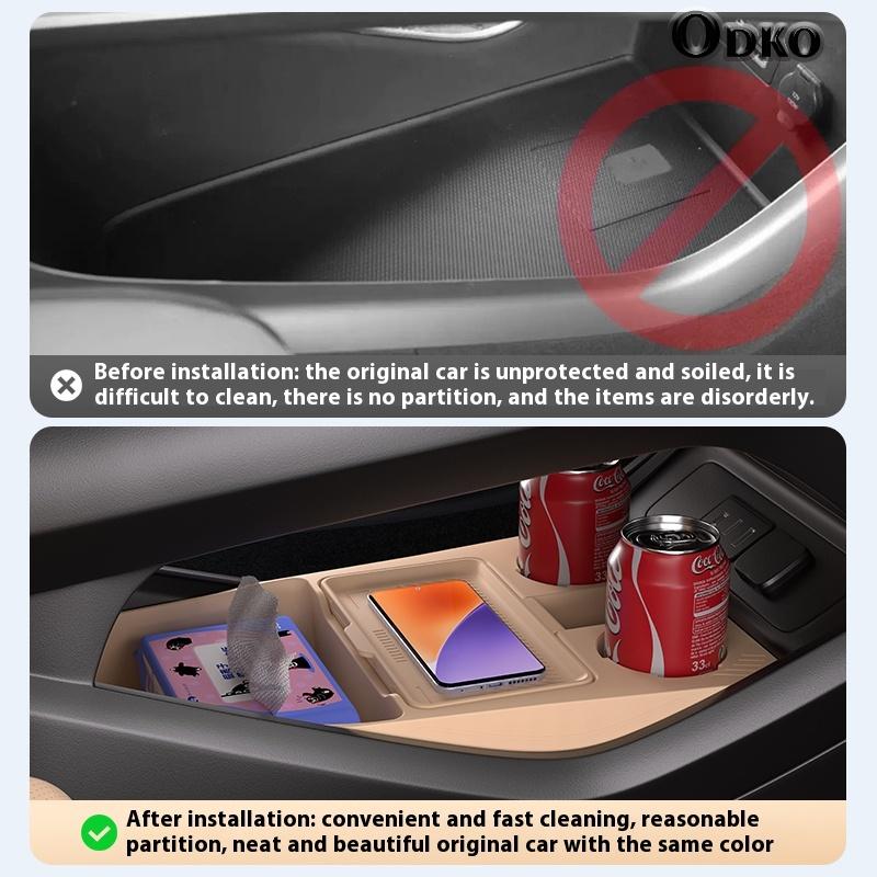 Silicone Storage Box For Byd Song Pro Center Console Modification Anti-Slip Pad Car Accessories Organizer Decoration
