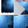 2D Flat Printing 2pcs Scene Curta Bat Forest Moon Night Digital Printed Polyester Drapes Party Decorations Perfect for Indoor