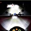 2Pcs Scooter ATV Auxiliary Fog Spot Light 6 LED  LED Motorcycle Driving Lamp