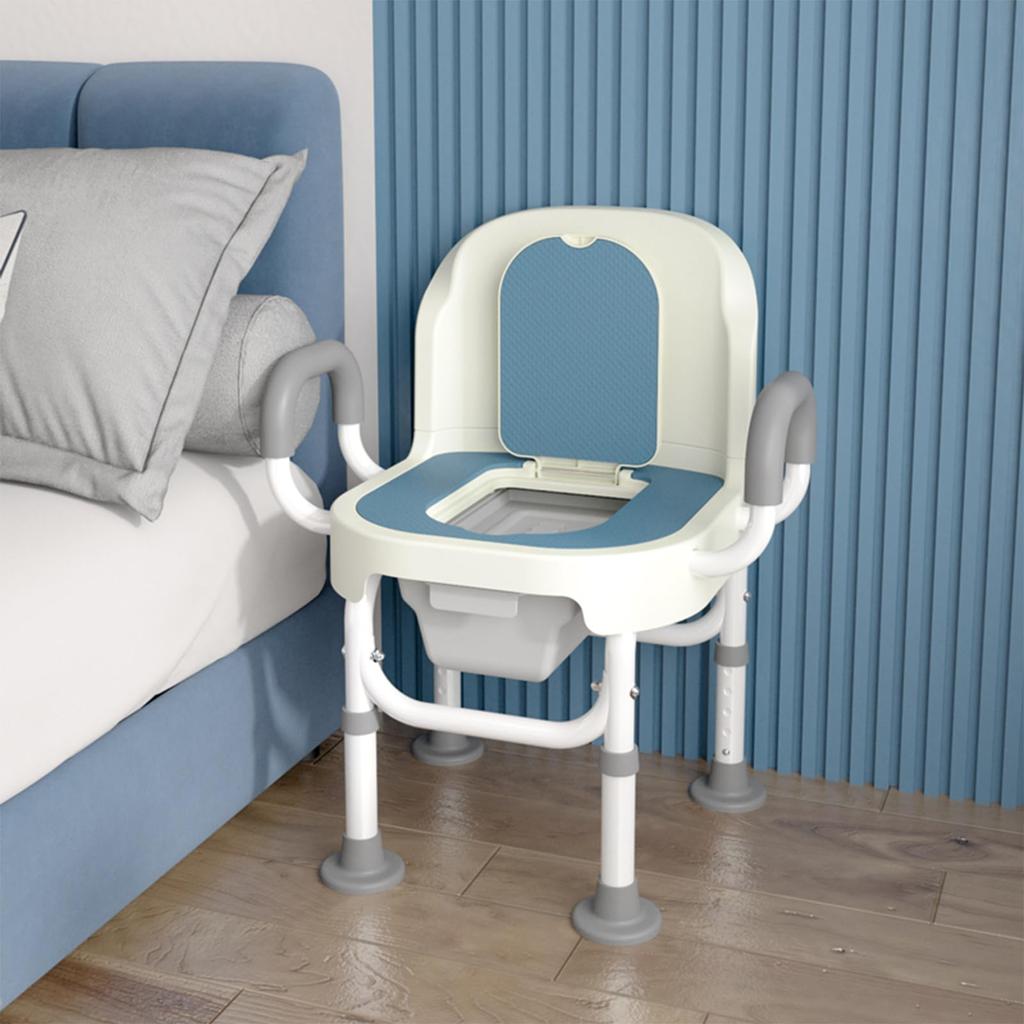 Portable Nursing with Height Simple Toilet Nursing Easy Nursing Load Capacity 100kg Care-parents Toilet, Toilet, Handrails, Adjustable, Seat, Toilet,