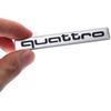 2026 3D Aluminum Car Styling Body Rear Trunk Window Decoration Emblem Sticker For AUDI QUATTRO Badge Auto Modification Accessories