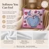 Colorful Decorative Cushion Cover Double-Sided Printed Pillow Cover Hypoallergenic Dust-Mite Proof