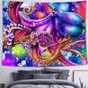 VIKAMA Dreamy Abstract Cthulhu Print Tapestry, For Living Room Or Bedroom Home Decor Wall Hanging, Washable And Dirt-Resistant