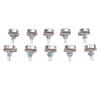 18mm Shaft Bass Guitar Pots Metal Audio Taper Potentiometers  Electric Bass Guitar