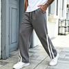 Herren lässige gerade geschnittene Hose mit Seitenstreifen für den täglichen Gebrauch