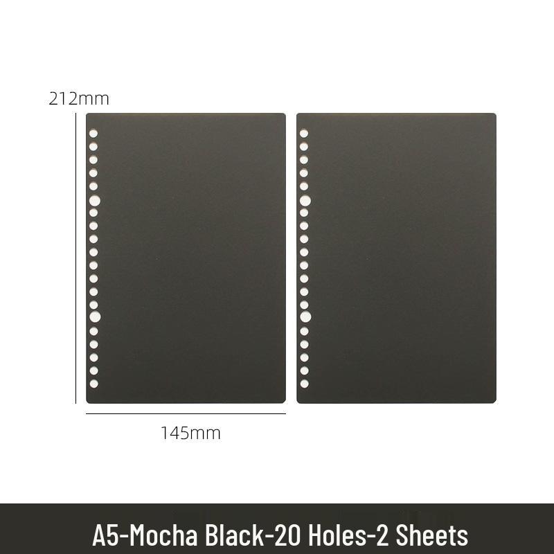 B5 Loose-Leaf Binder with DIY Plastic Coil Cover, Detachable A5/A4 Homemade Refillable Notebook