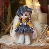17cm Nuova Bambola Mini Bjd Articolata Bambina Principessa Giocattolo Occhi Grandi 3D Bella Bambola Giocattolo Fai da Te con Vestiti Vestire Bambola Moda 1/12