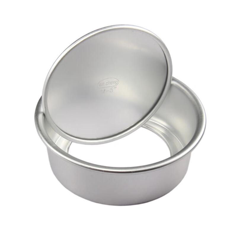 Fanshun 4-inch Removable Bottom Round Cake Mold