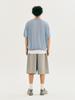 YALE Mesh Crewneck Knit Light Purple