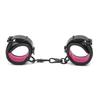 Adult Leather BDSM Restraint Handcuffs for Male and Female: PU Sponge Erotic Bondage Accessories