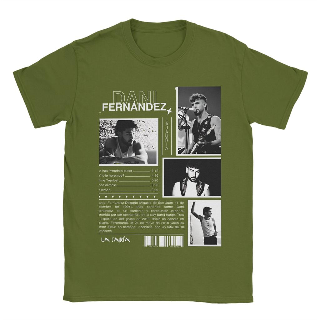 Rapper Dani Fernandez Cotton T Shirt For Unisex Summer  YK Fun TShirts O Neck Harajuku Tee Shirt Plus Size Design Clothes