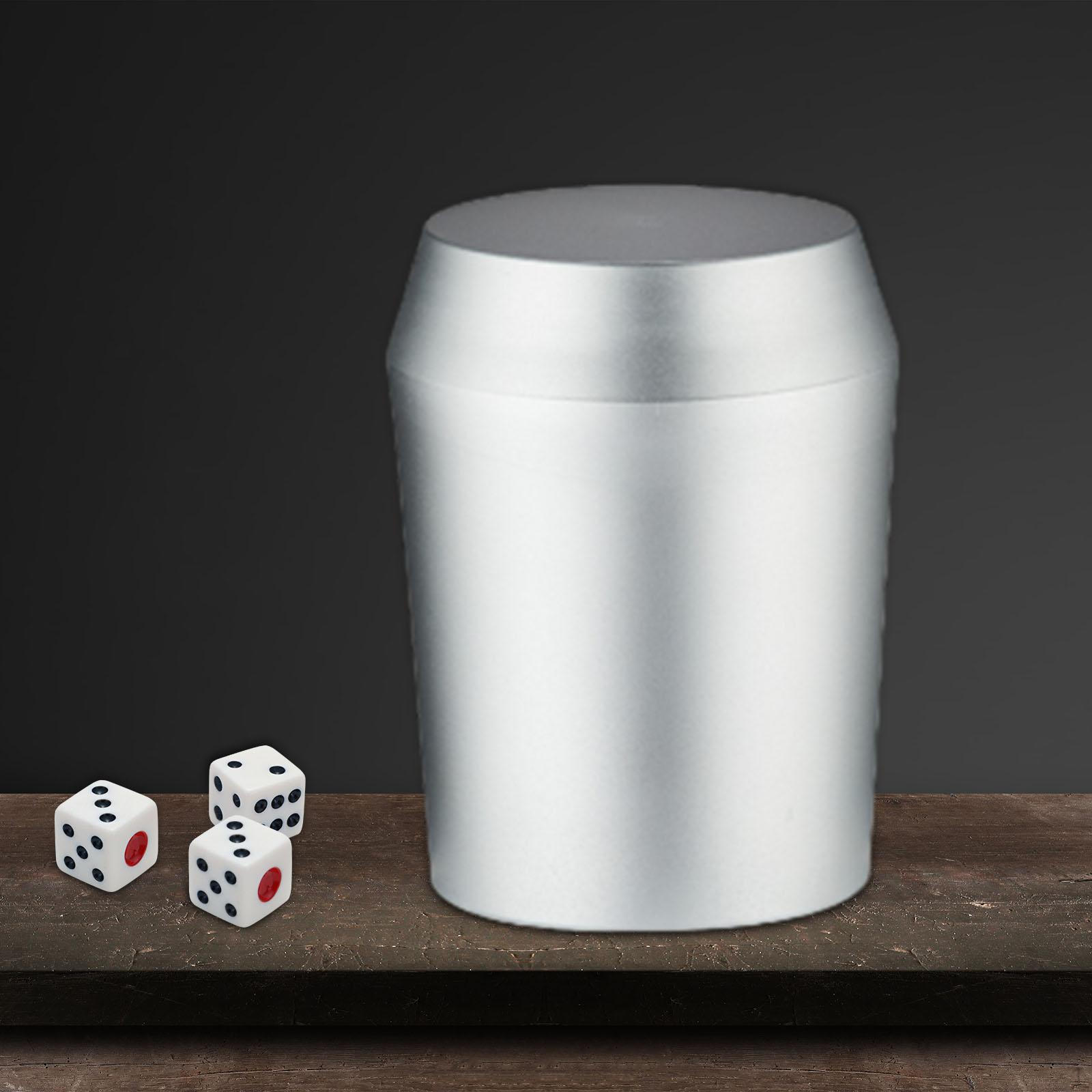 Кубок для игры в кости, профессиональный горшок для КТВ-бара, вечеринок, развлечений, портативная прочная настольная игра Argent