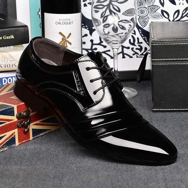 Formelle Oxford-Schuhe für Herren Anzugschuhe Mann Hochzeitsanzug Büroschuhe Herren Zapatillas Hombre Deportiva Mokassin Mann Sneakers