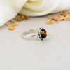 Tiger Eye 925 Sterling Silver Brown Gemstone Handmade Jewelry For Women