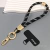 Mobile Phone Lanyard Adjustable Short Ins Metal Buckle Braided Rope Strong Anti-break Outdoor Mountaineering Hand Rope Male Travel