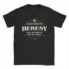 Men's T-Shirts Heresy Wargaming W-Warhammer 40k Fun 100% Cotton Short Sleeve Tee Round Streetwear Oversized Loose Casual Top Y2k