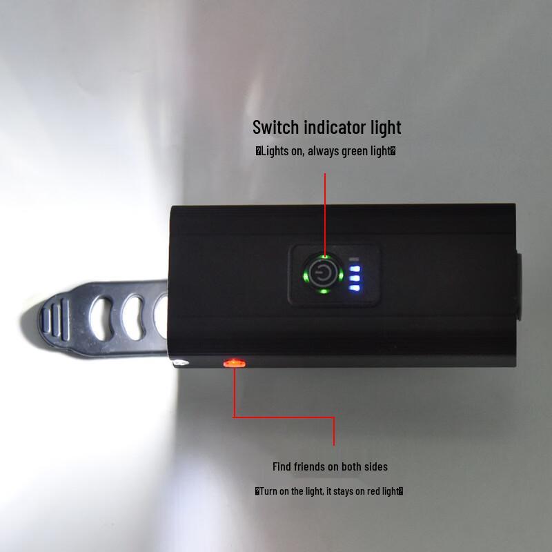 Su Hua Wei USB Rechargeable LED Bicycle Headlight